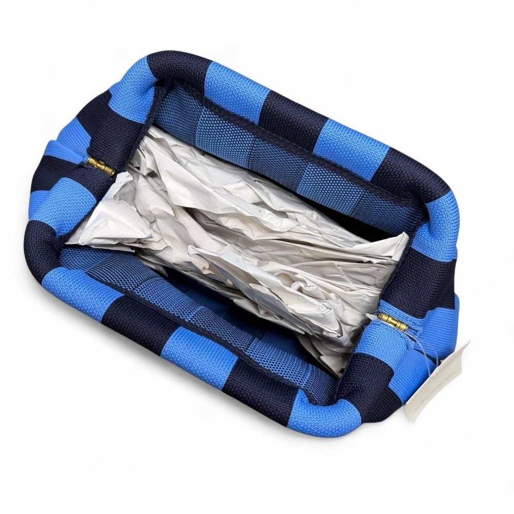VIRAL Free Assembly Womens Knit Clutch Handbag - Navy/Blue - Picture 3 of 7